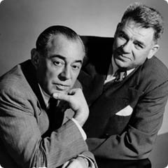 Rodgers and Oscar Hammerstein II (r) 