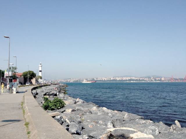 伊斯坦布尔的海景