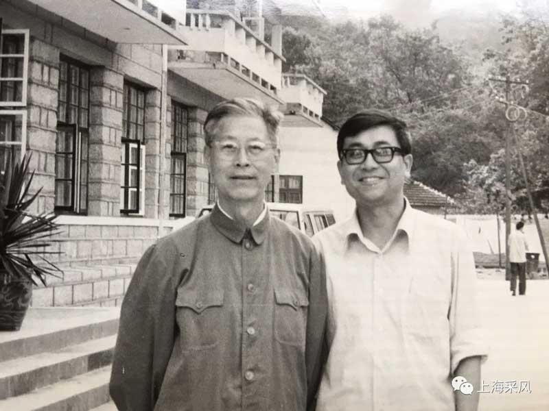 瞿维(左)与作者合影