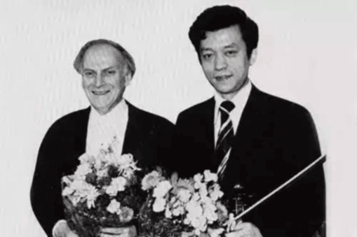 盛中国与小提琴大师梅纽因